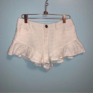 Seek The Label White Lace Shorts Small